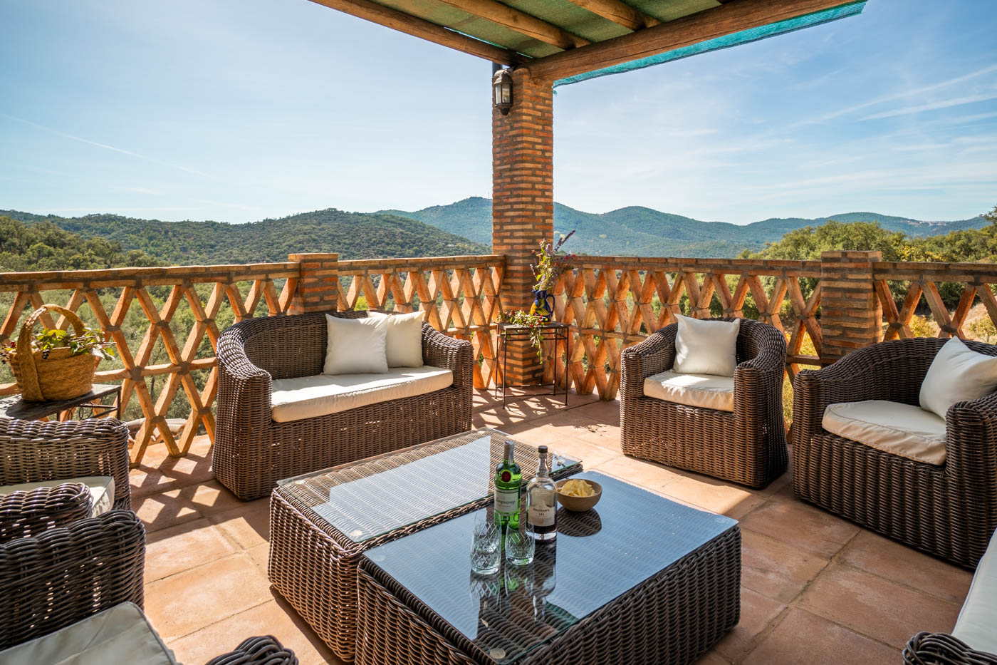 Furnished porch by main entrance